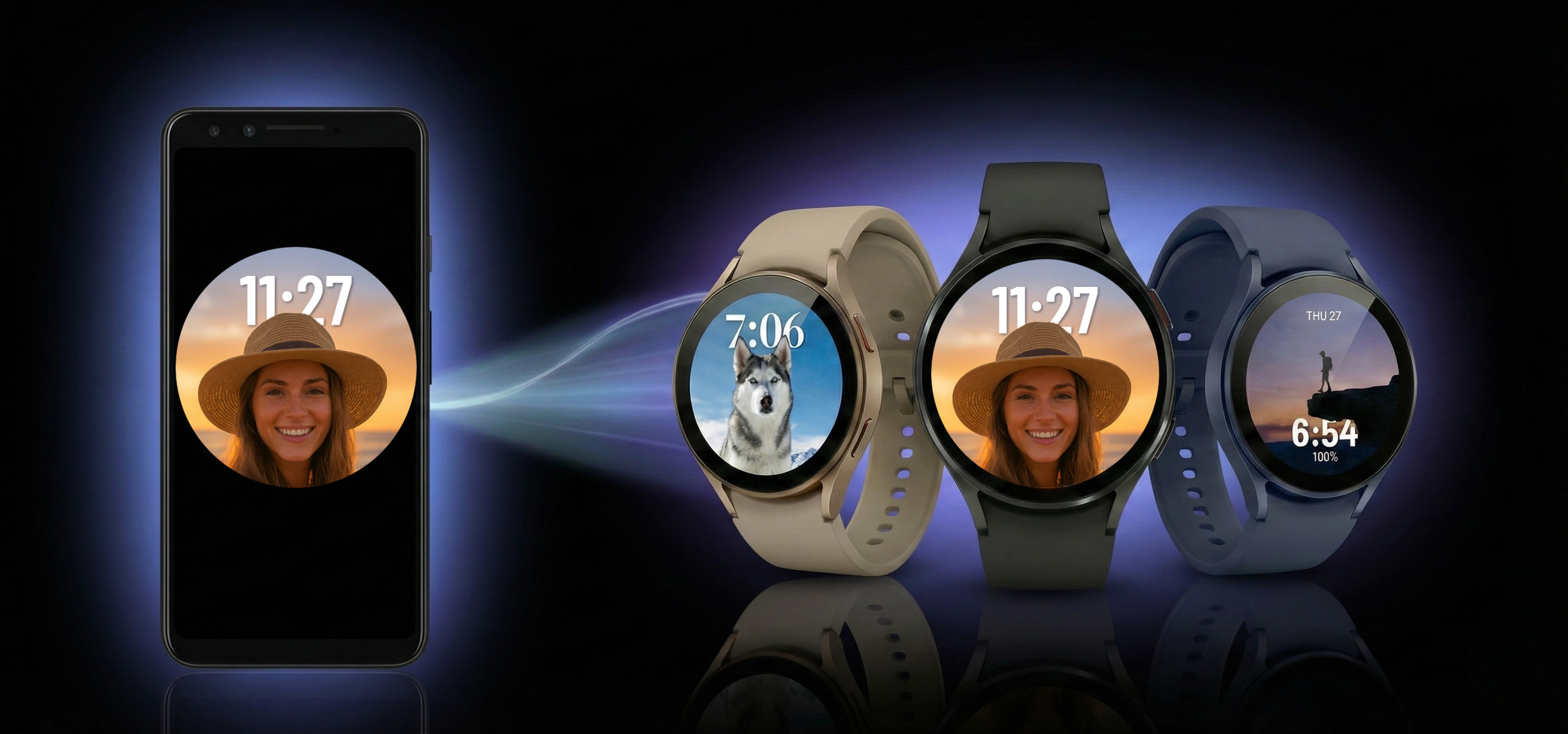 3D Photo Watch Face App Preview