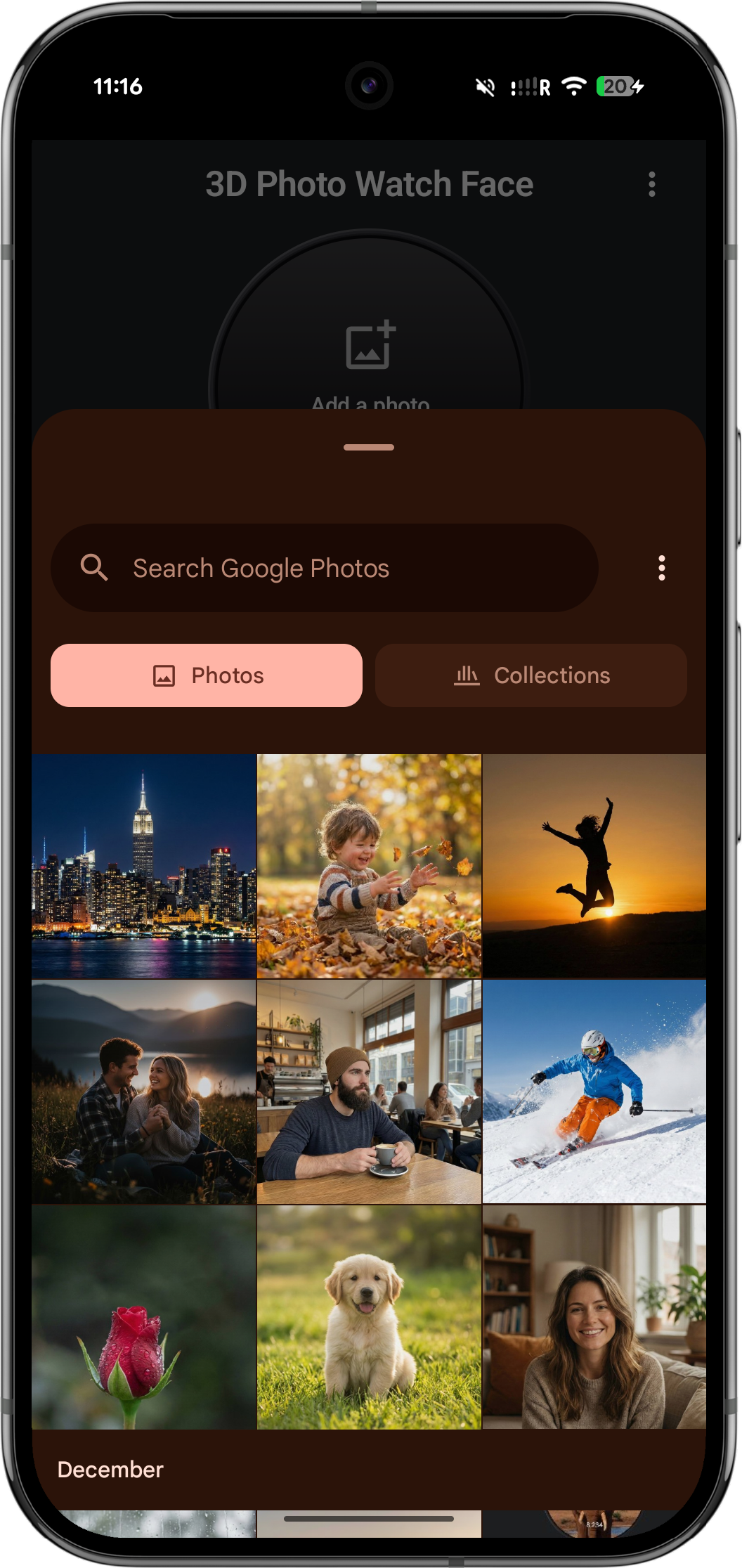 Choose a photo from gallery