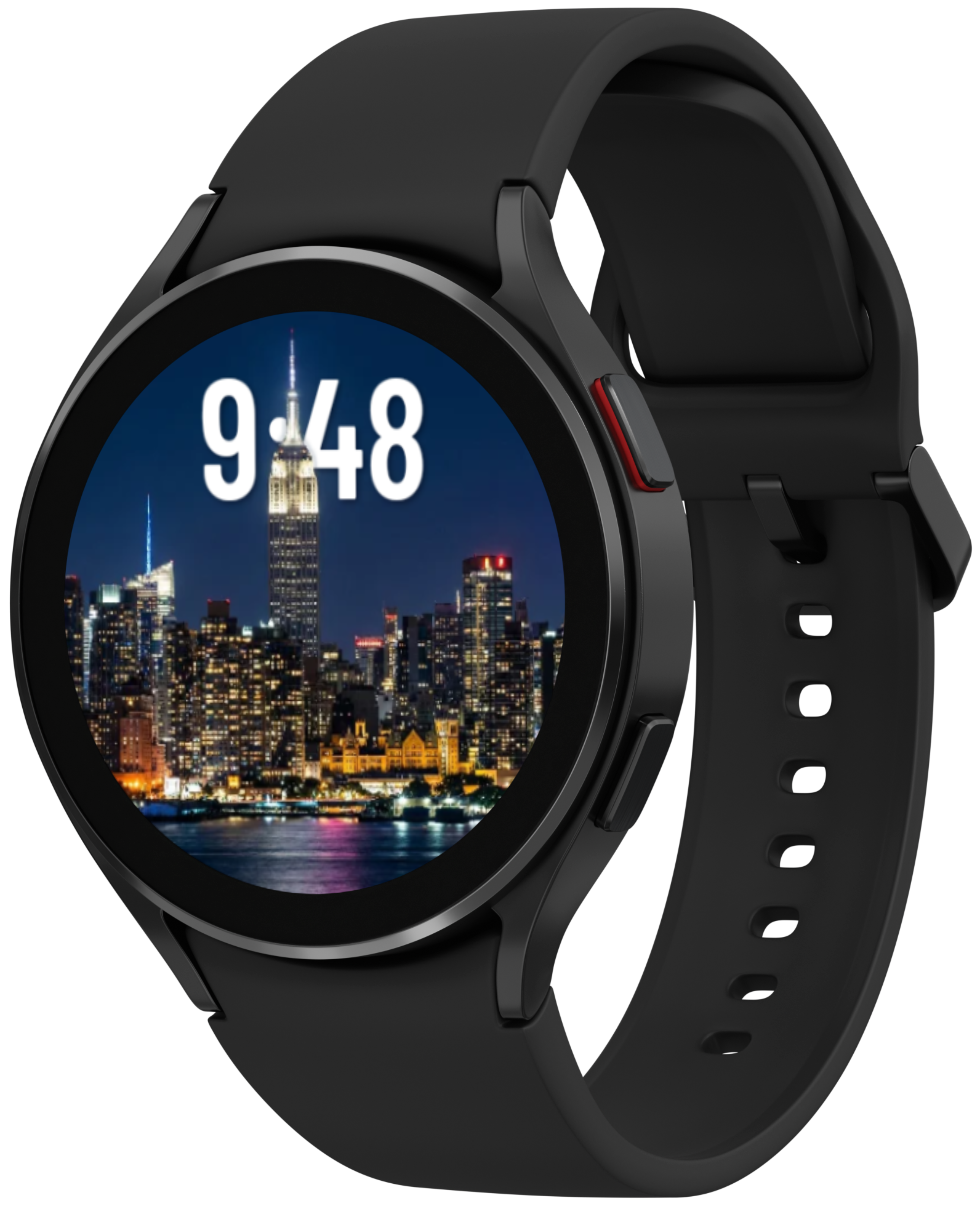3D Photo Watch Face - NYC skyline example